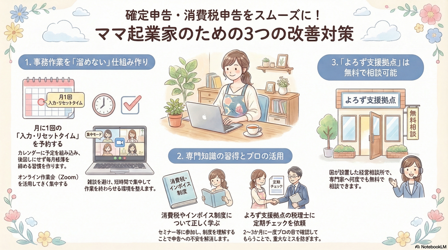 消費税申告３年目の対策・改善案まとめ