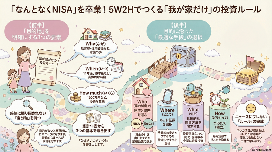第3章：【STEP②】「なんとなくNISA」を卒業する、5W2Hの目標設定