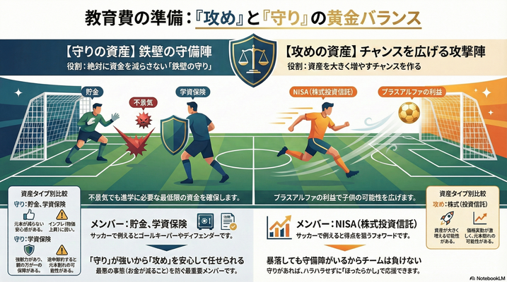 【 終わり方編】 第8回：教育費を「全額投資」は危険！？安心してお金を育てる「守りと攻め」