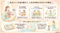 自分らしく生きるのに10年かかったから言いたい、【自分らしく】お金を整えると人生が好転する３つの理由