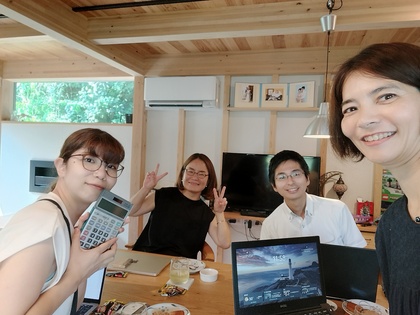 会計もくもく入力会＆
起業家おしゃべり交流会をはじめて開催しました♪